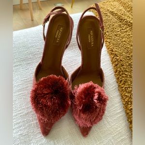 Aquazurra slingback used gently; excellent condition; box included